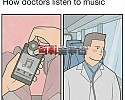 의사가 노래 듣는 방법